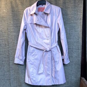 Ivanka Trump dusty rose trench coat